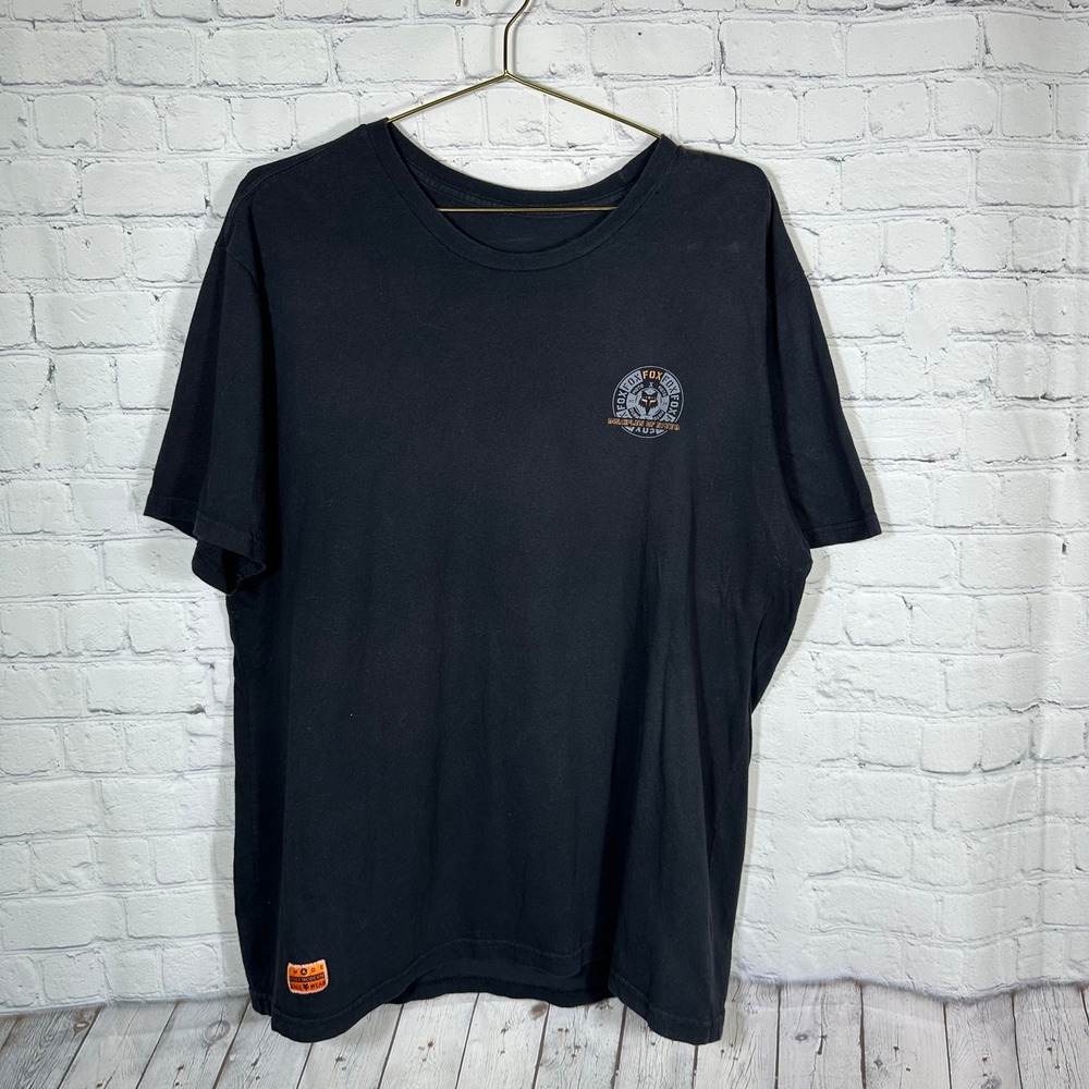 Fox Racing Disciples of Speed Mens XL Black Graphic T-Shirt Moto Race Wear Tee